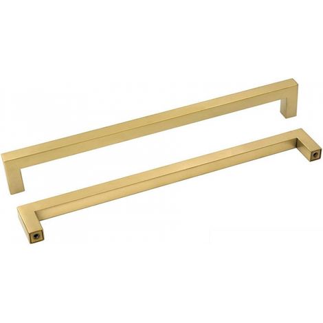 Vergoldete Küchenschrankgriffe, 224 Mm Lochabstand, Edelstahl, 10 Stück, Inklusive Schrauben