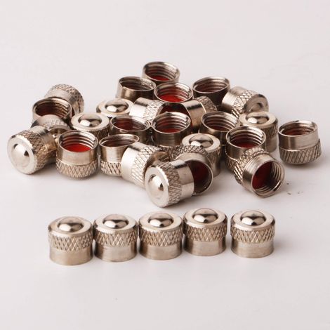 Ventilkappen Aus Aluminiumlegierung Für Autoreifen, 24er-pack (silber)