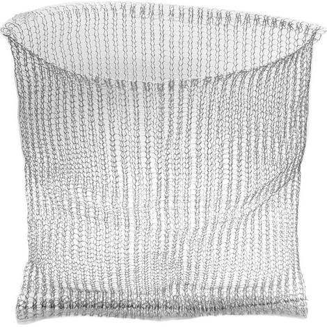 Nagetiersicherer Metallbeutel Aus Edelstahl – Schützt Die Meisten Pflanzenwurzeln Und Früchte – 1 Stück, 33 × 35 Cm, Silber