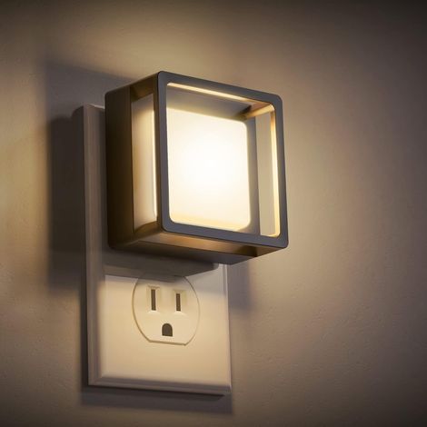 Led-wand-nachtlicht Mit Dämmerungssensor – Ideal Für Badezimmer, Flure, Schlafzimmer Usw. – 1 Stück, Warmweiß