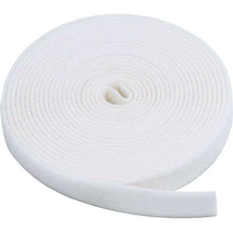 Selbstklebender Klettverschluss – Geeignet Für Moskitonetze, Türvorhänge Usw. – Inklusive Klettverschlüssen, 3 Cm X 3 M, Weiß