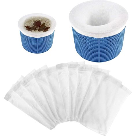 Poolfiltersocken, Skimmersocken, Zum Auffangen Von Blättern Und Zum Schutz Ihres Pools, 10 Stück