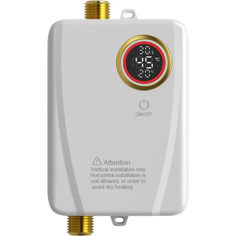 Elektrischer Durchlauferhitzer 220v 3500w Mit Digitalanzeige, Ideal Für Küche Und Bad.