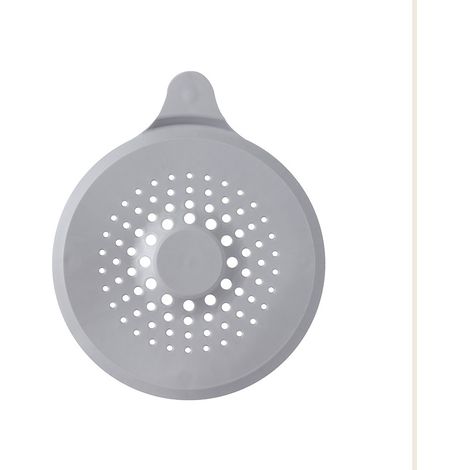 (weiß) Packung Mit 1 Haarfilter Für Duschabflüsse Mit Saugnäpfen, Flexibler Silikon-abflussschutz Für Waschbecken, Badewannen Und Duschen