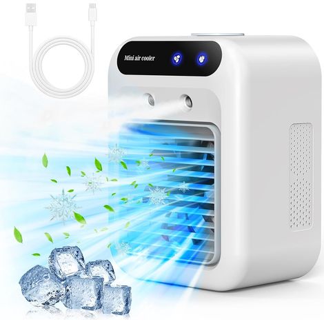 Tragbarer Luftkühler, Mini-klimagerät Für Unterwegs, Ventilator Für Zuhause, Schlafzimmer, Büro