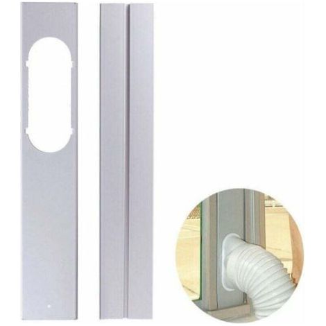 Verstellbare Fensterdichtung Für Mobile Klimageräte 55–110 Cm – Öffnungsbreite 7,5 Cm – 2 Pvc-platten Für Schnelle Montage – Abysse