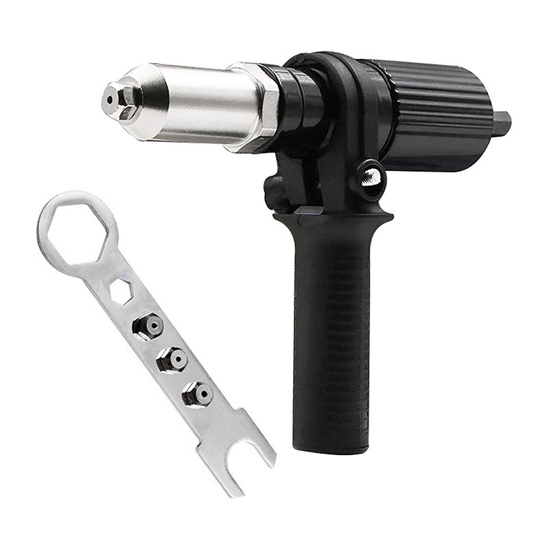 Adapter Für Elektrische Nietzange – Verwandelt Die Bohrmaschine In Eine Blindnietzange – Einfaches Nieten Von Aluminium Oder Stahl Bis Zu 4,8 Mm