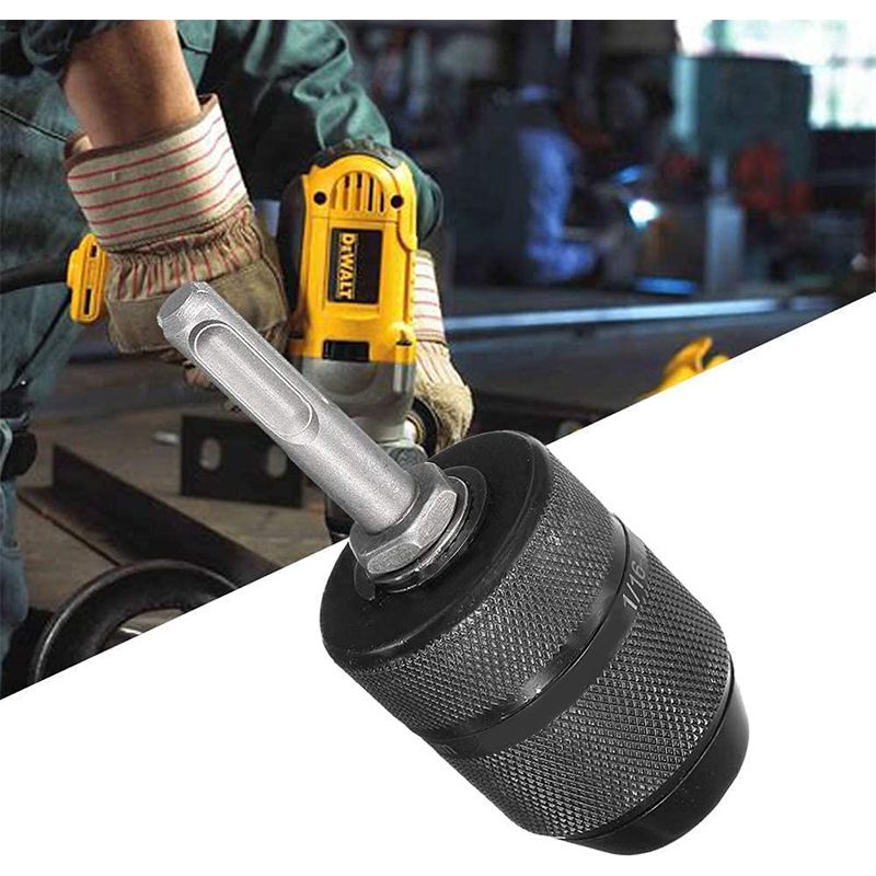 2-13 Mm Selbstspannendes Bohrfutter – Sds+ Auf Schlüsselbohrfutter-adapter – Schnellspannaufsatz Für Schlagbohrmaschinen Und Zylindrische Bohrer