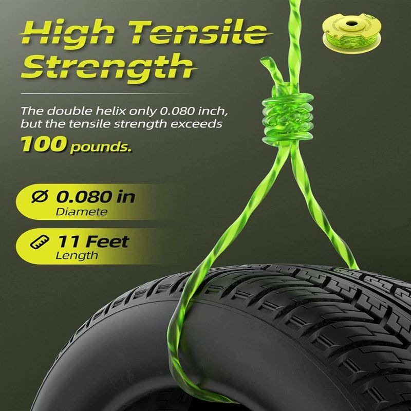 Ryobi Ac80rl3 Green Line Nachfüllspule – R20+4 Spule Mit Abdeckung – Schneidkopf Geeignet Für Große Rasenflächen