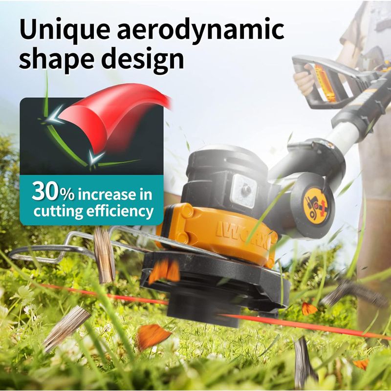 Worx Wa0010 Super Pack – W16+4 Spule Mit Abdeckung – Für Wa6531, Verlängerte Laufzeit Für Große Gärten