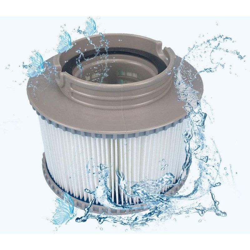 Kompatible Mspa Fd2089 Filterkartusche – 8er-pack – Für Aufblasbare Pools – Hepa-filter – Ersatzteil