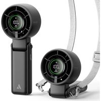 3-in-1 Mini-ventilator, Tragbar, Kleiner Turbo-handventilator, Usb-aufladbar (22 Stunden Akkulaufzeit), Faltbar Und Leistungsstark – Ideal Für Reisen Und Den Sommer, Geschenk Für Frauen Und Mädchen –