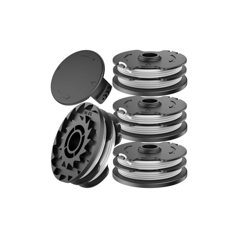 Schneiddrahtspule, 4-teilig, Für Parkside Prta 20-li A1/b1/b2/c3, Prt 300 A1, Prt 550 A1/a3, Durchmesser: 1,6 Mm, Länge: 8,3 M, Spule Tlp-01 (4 Spulen + 1 Kappe) Tonchean