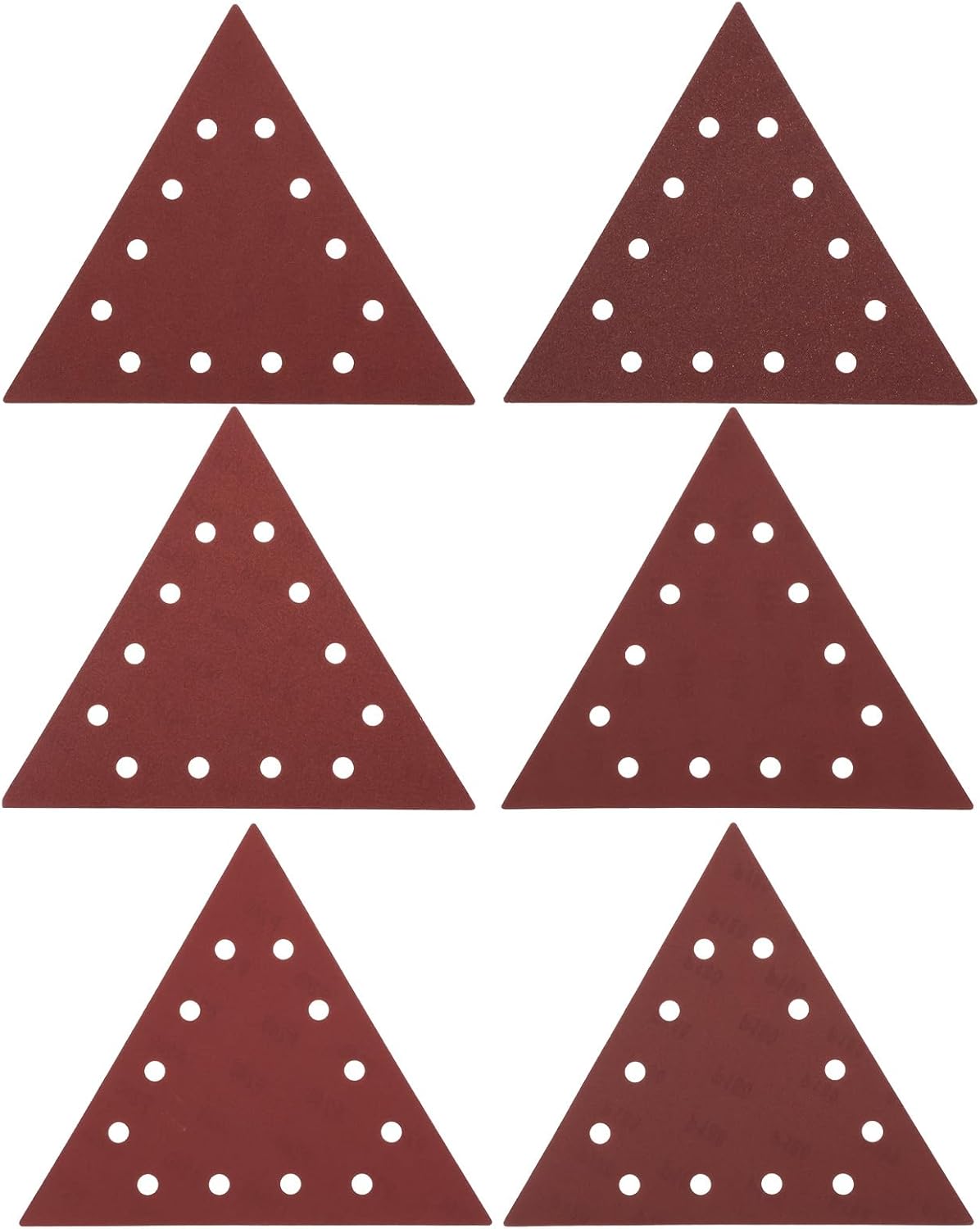 Ccykxalot De 30 Feuilles De Papier De Verre Triangulaires Grain 80 100 120 150 180 240 Pour Ponceuse S¨¨che Ds210 Ponceuse Murale Plafond Ds930 290 Mm
