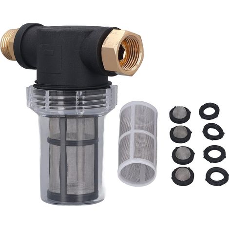 Ccykxa Gartenschlauchfilter Für Hochdruckreiniger-wasserzulauf, 3/4"-rohrfilter, Sedimentwasserfilter