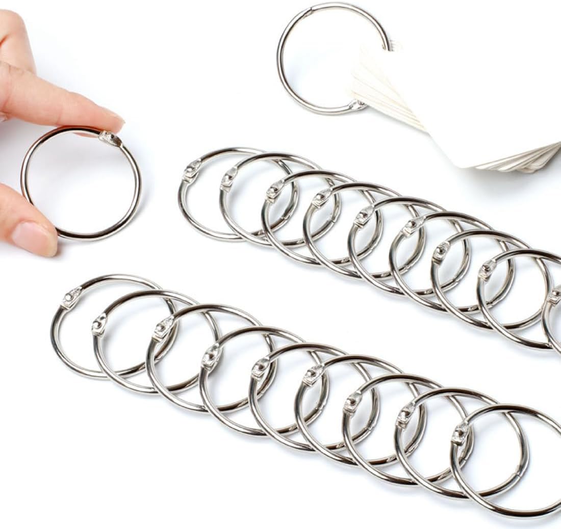 Ccykxa20 Pièces Anneaux Rideaux Douche En Métal À Ouverture Facile, Anneaux Pour Rideaux En Acier Inoxydable,tringles À Rideaux Et Tringles De Douche (25mm)