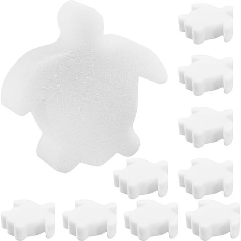 Ccykxa Spa-öl-schaumabsorber, Spa-schaumabsorber - 10x Schildkrötenförmiger Absorber, Reiniger Für Schwimmbecken Und