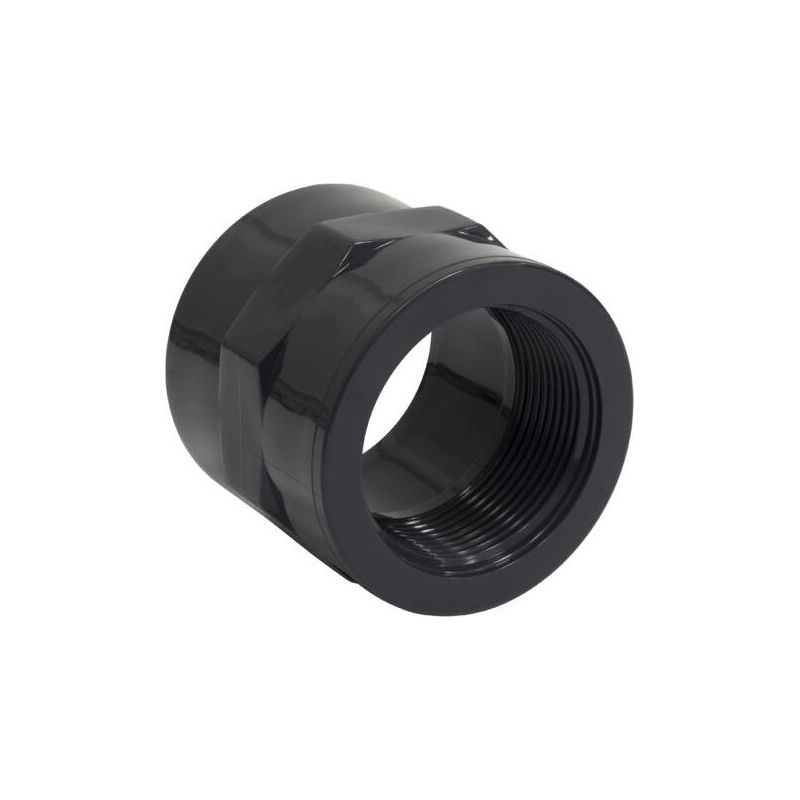 C63278 – Kombiniertes Gewindenippel/-muffe, 50 Mm Innengewinde Auf 1 1/2" Innengewinde, Klebeverbindung – 10 Bar Schlauchanschluss – Gemischtes Ende – Kunststoff