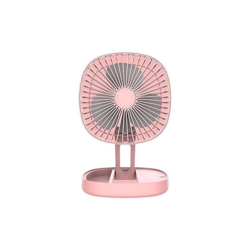 Mini-tischventilator Mit Verstellbarem Winkel, 1200 Mah, Usb-akku-betrieben, Mit Aromabox, Für Schlafzimmer Und Büro