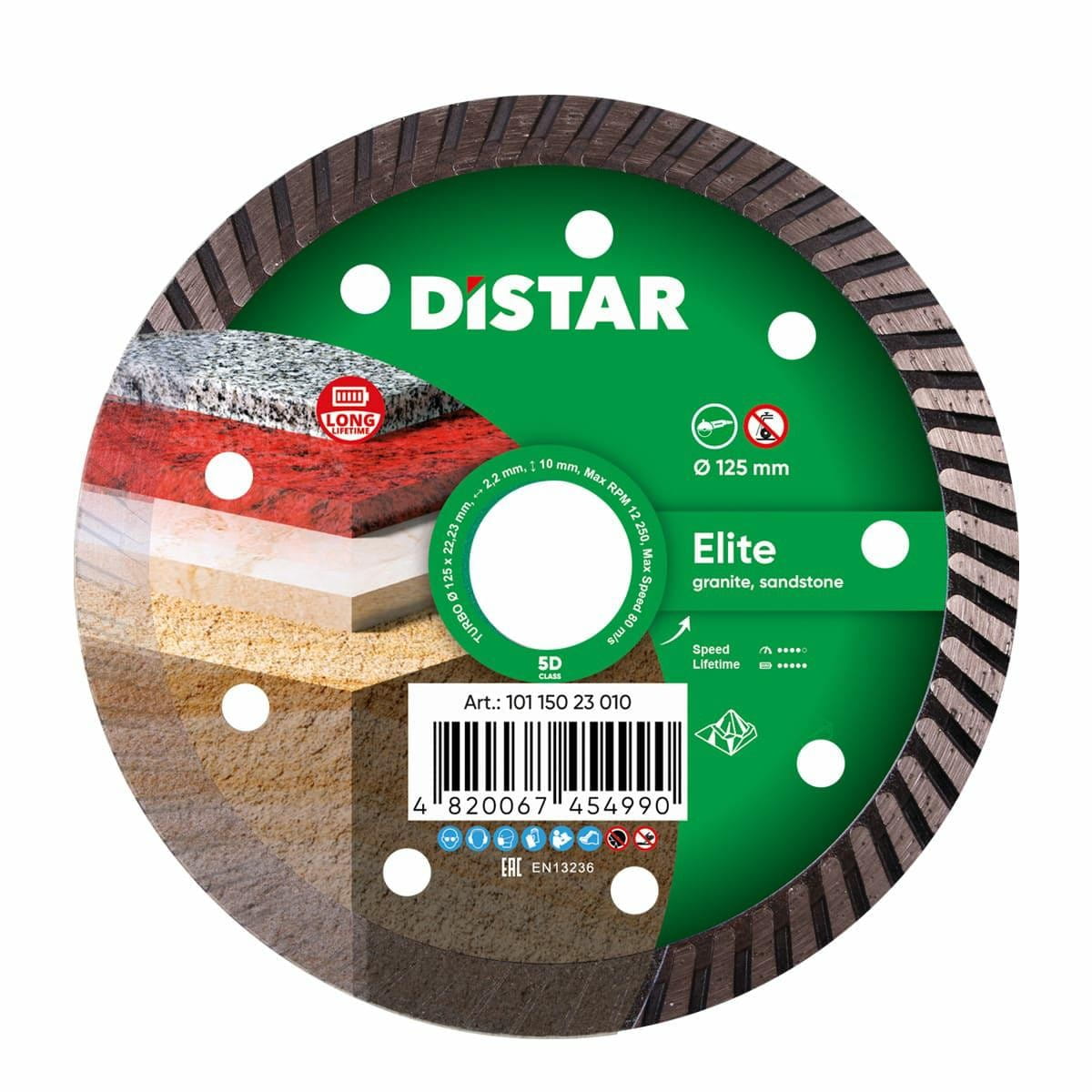 Distar Elite Diamanttrennscheibe 125 X 2,2 X 22,23 Mm Turbo