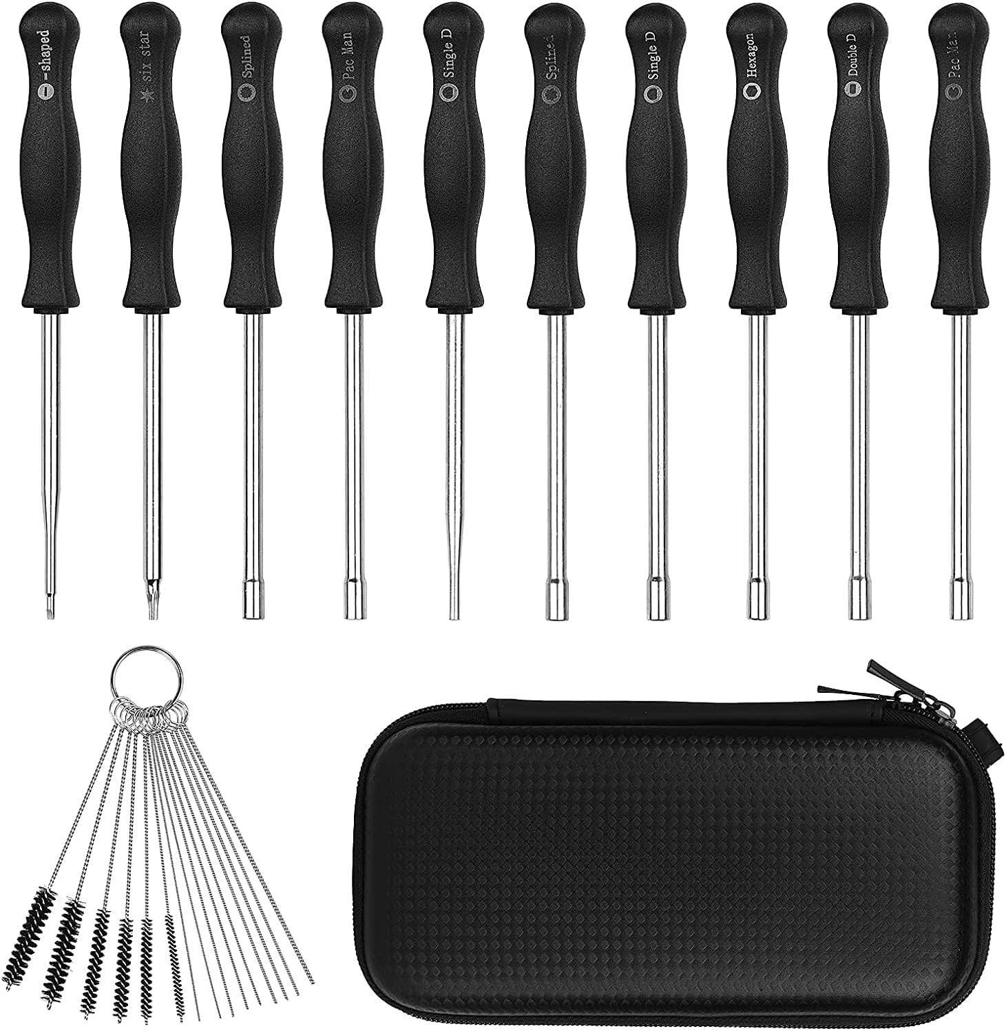 Kit De 10 Outils De Nettoyage De Carburateur Pour Réglage Du Carburateur À 2 Cycles Commun