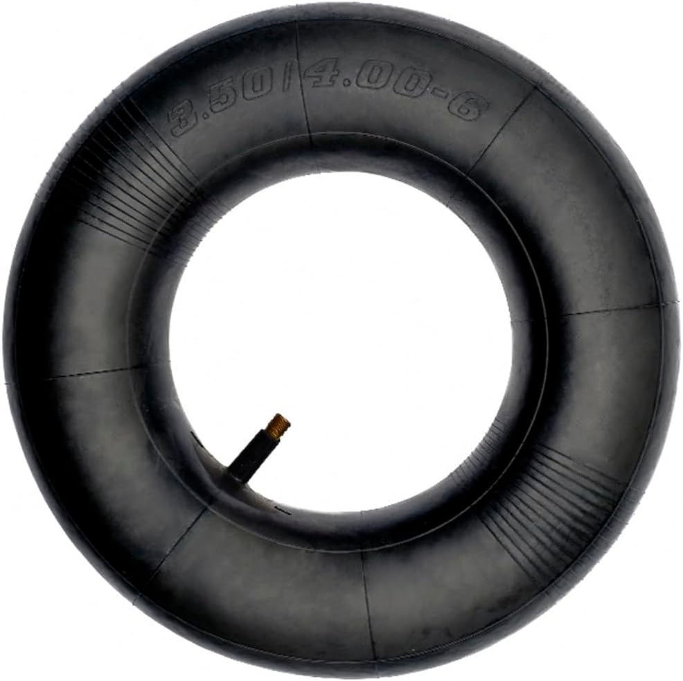 1 Pack 3.50/4.00-6" Nature Rubber Replacement Inner Tube, With Tr13 Strainght Valve Stem, Fits 4.10/3.50-6 13x4.00-6, 4.00-6, Work For Wheelbarrows, Go Kart, And More
