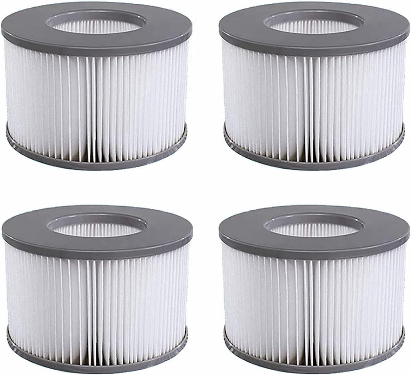 Lot De 4 Cartouches Filtrantes De Rechange, Pour Les Les Spa Chauds Et Autres Piscines Gonflables, Convient Aux Modèles (lot De 4)