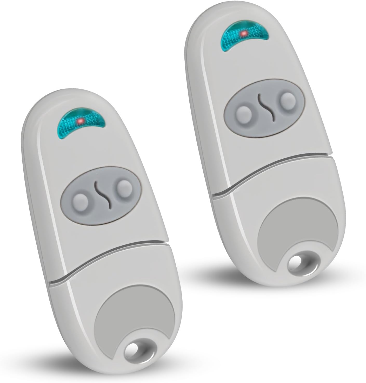 Télécommande Portail Garage 433.92mhz 2pcs, 2 Canaux Compatible Avec Top-432ev/ee/na, Télécommande Pour Porte De Garage Et Portail