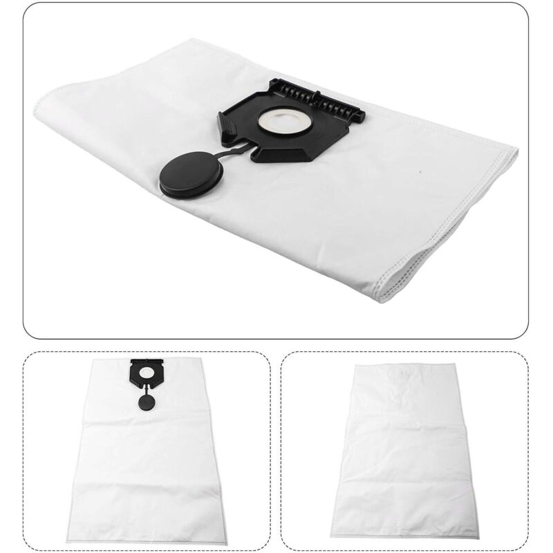 Sacs À Poussière – Compatibles Avec Les Accessoires De L'Aspirateur Kärcher Karcher 2.889-154.0 Nt30/1apl Aspirateur – Accessoires De Rechange (paquet De 5)