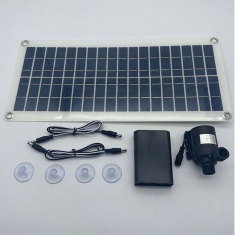 50-w-solarpumpe – Fördermenge 800 L/h – Bürstenloser Motor – Förderhöhe 5 Meter – Für Gartenteiche Und Springbrunnen