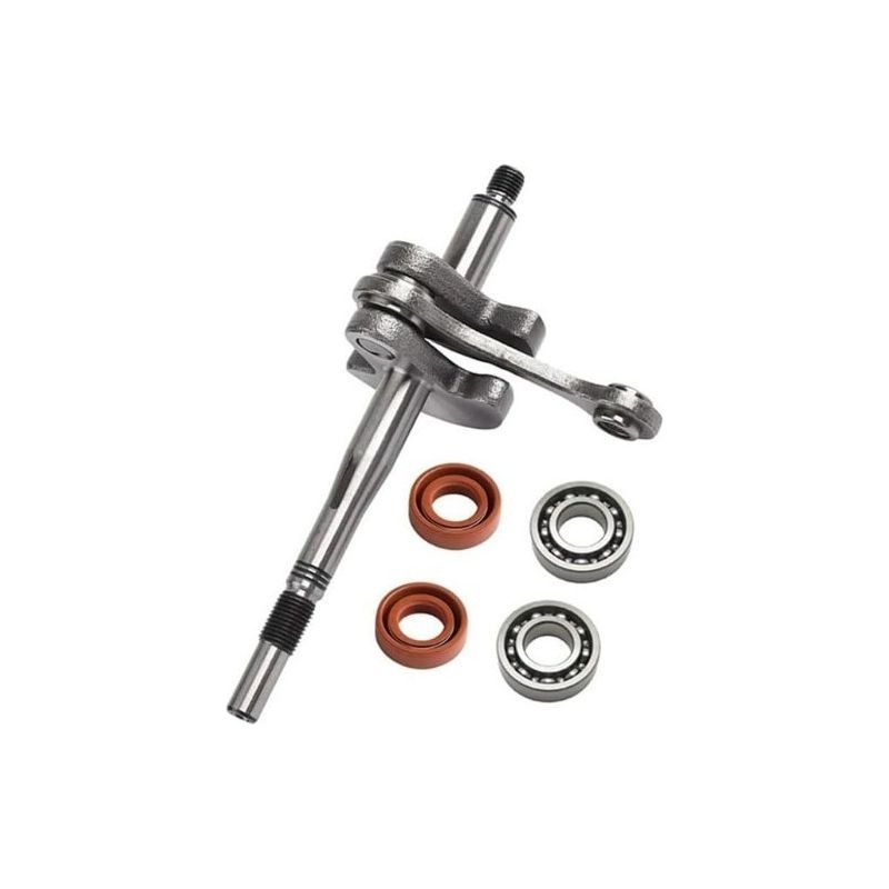 Kurbelwelle Kompatibel Mit Stihl Fs55, Fs38, Fs45 – Mit Öldichtungen Und Papierdichtung – Für Freischneider – Art.-nr. 4140 030 0400