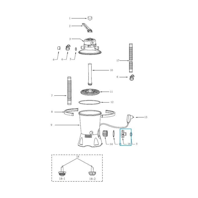 Transparente Abdeckung P6665 – Schutz Für Flowclear Sandfilter – 3er-pack, Volle Sichtbarkeit