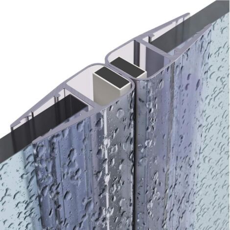 1 Paar Magnetdichtungen, Transparentes Pvc, Länge 2 M, Glasstärke 6–8 Mm, Duschkabine