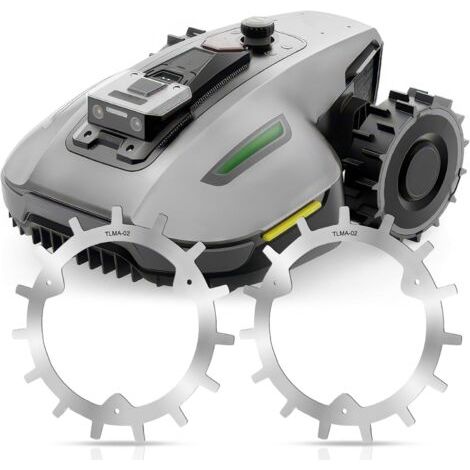 Edelstahl-messer Für Mähroboter, Edelstahlmesser Für Mammotion Yuka Mini Selbstzentrierendes 2 Mm 210 Zubehör Mit 6 Schrauben -