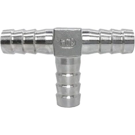 Schlauchverbinder Aus Edelstahl 304, Typ T, Y Und L, 6 Mm Bis 40 Mm, 3- Oder 4-wege (y, 40 Mm) T 12 Mm