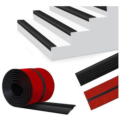 1 M Lange Treppenkantenleiste, 50 X 48 Mm, Rutschfeste Vinylfolie, Starker Klebstoff, Kantenschutz, Für Innen- Und Außentreppen
