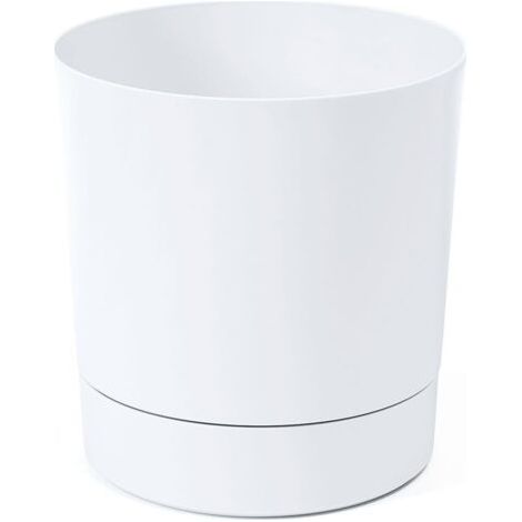 1 Blumentopf, Pflanzgefäß, 20 Cm, Mit Integriertem Untersetzer, Uv-beständiger Kunststoff, Für Den Innen- Und Außenbereich Geeignet