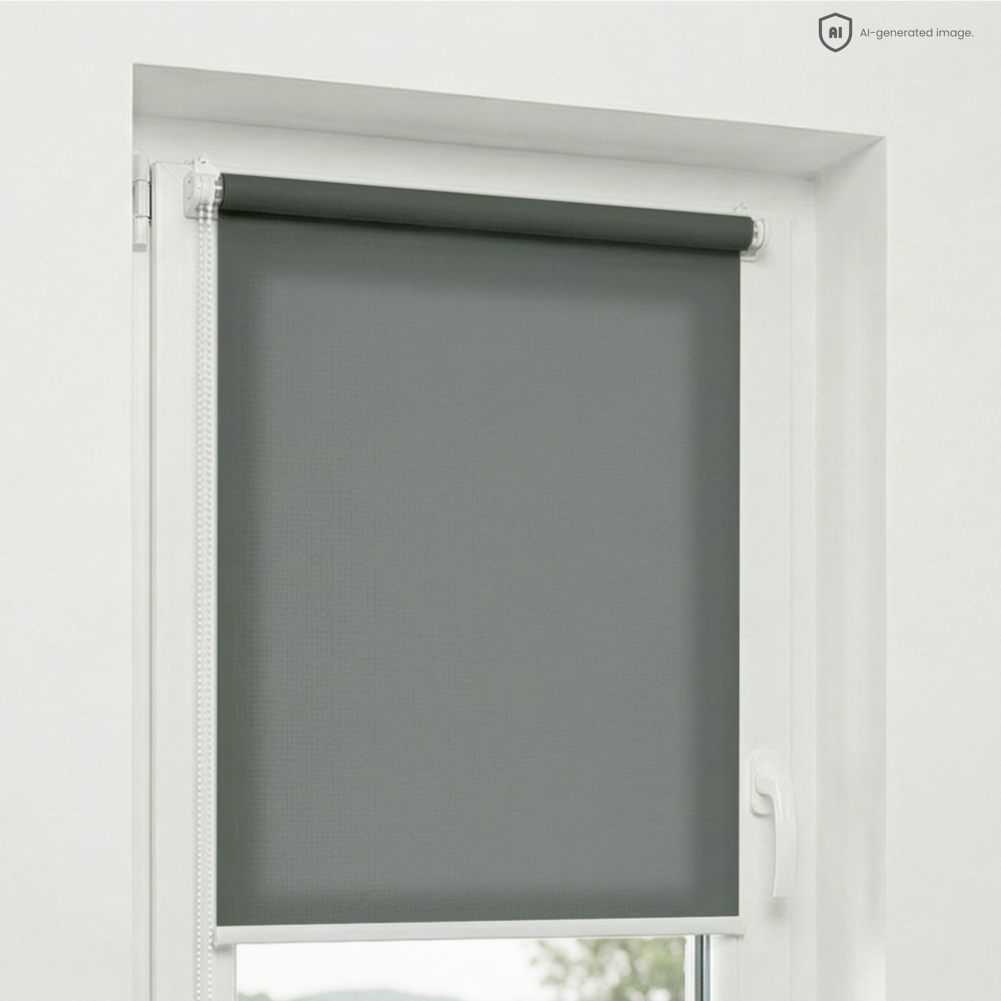 Estika Rollo Ohne Bohren - 65 X 150 Cm - Grau - Sonnenschutz Für Innenfenster - Halbtransparenter Stoff - Klemmfix-befestigung