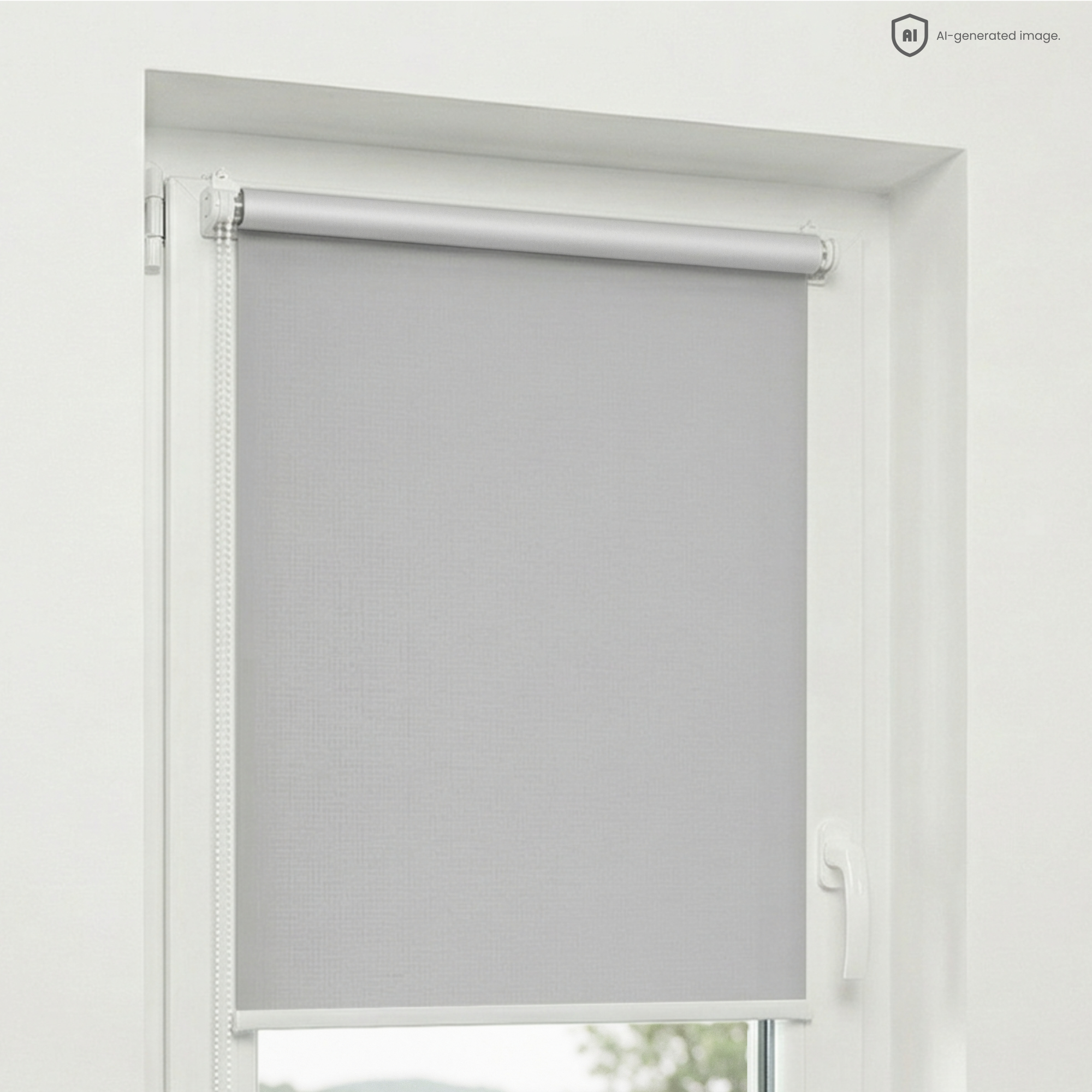 Estika Verdunklungsrollo Ohne Bohren - 115 X 150 Cm - Grau - Thermorollo, Sonnenschutz Für Fenster Im Innenbereich, Klemmfix Fensterrollo