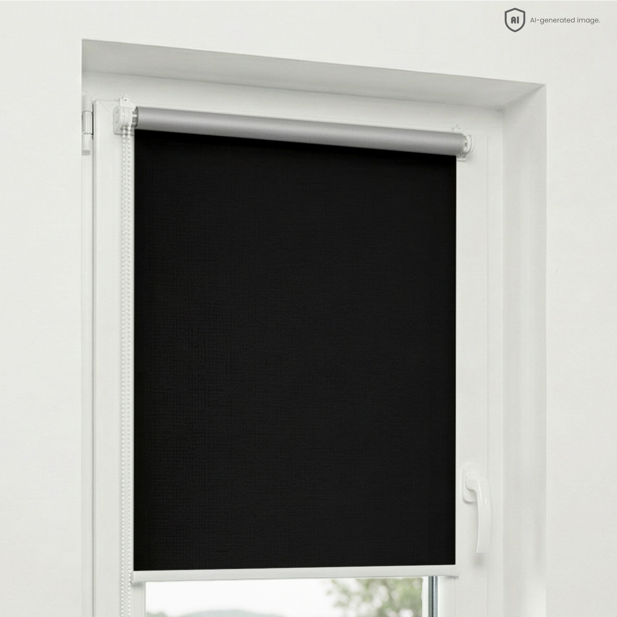 Estika Verdunklungsrollo Ohne Bohren - 60 X 150 Cm - Schwarz - Thermorollo, Sonnenschutz Für Fenster Im Innenbereich, Klemmfix Fensterrollo