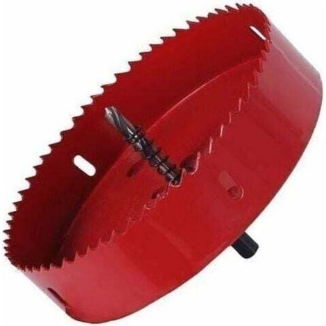 150-mm-bimetall-lochsäge – Zum Bohren Von Holz, Kunststoff Und Stahl – Effiziente Spanabfuhr – Kompatibel Mit Standardbohrmaschinen