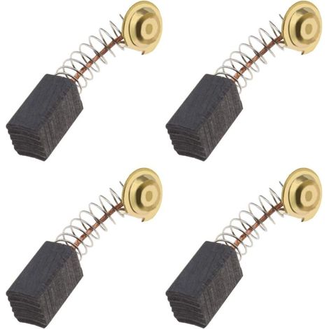 Aiperq – 2er-pack Kohlebürsten 6,5 X 7,5 X 12 Mm – Kompatibel Mit Guild Pdh26g 1000w Bohrhammer – Material: Kohlenstoff Und Metall
