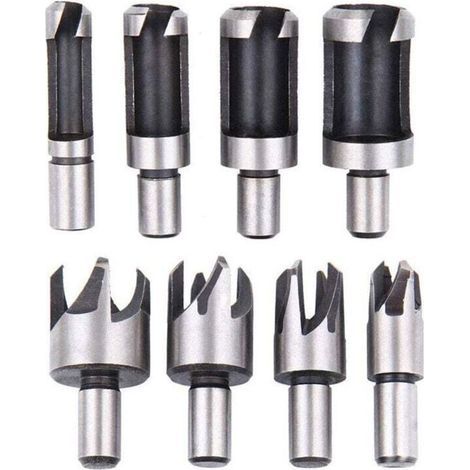 8-teiliges Holzdübelschneider-set (6 Mm/10 Mm/13 Mm/16 Mm), Versailles