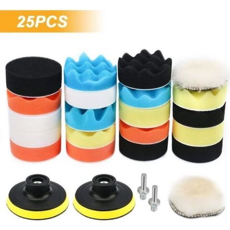 Still® 25-teiliges Polierschwamm-set, Autopolierpads Mit M10-bohrschrauberadapter