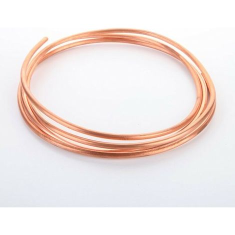Linghhang – 2 M Weiches Kupferrohr – 5 Mm Außendurchmesser – Ideal Für Kältemittelleitungen – Hohe Elektrische Leitfähigkeit