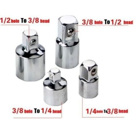 4-teiliger Ratschenadapter Für Ratschenschlüssel, 1-4, 3-8, 1-2 Zoll, Cr V-konverter, Adapter