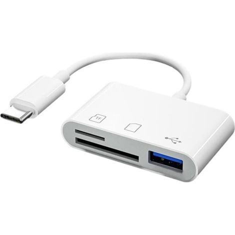 Usb-c-sd-kartenleser Tf Sd-zu-usb-c-adapter C Für Steckplatz