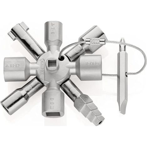 Twinkey Universalschlüssel Für Schaltschränke, Passend Für Alle Standardschränke Und Schließsysteme (92 Mm) 00 11 01 4