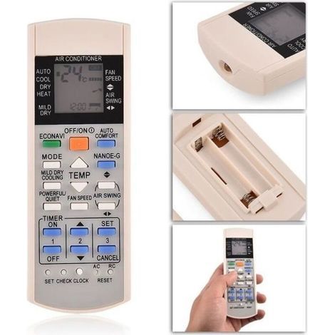 Ersatzfernbedienung Für Panasonic Klimaanlagen A75c3300, A75c3208, A75c3706 Und A75c3708