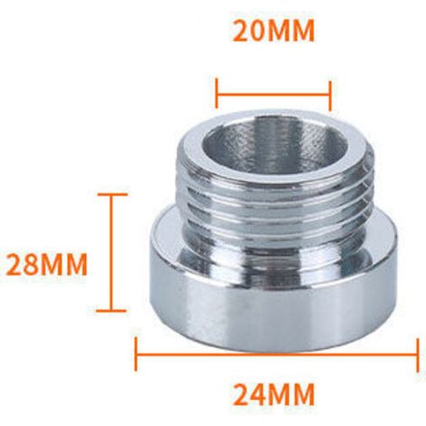 Verchromte 3/4" X 1/2"-wasserhahnadapter, Reduzierstücke Für Wasserhahnadapter, Duschschläuche